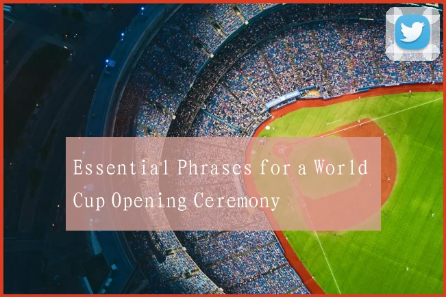Essential Phrases for a World Cup Opening Ceremony