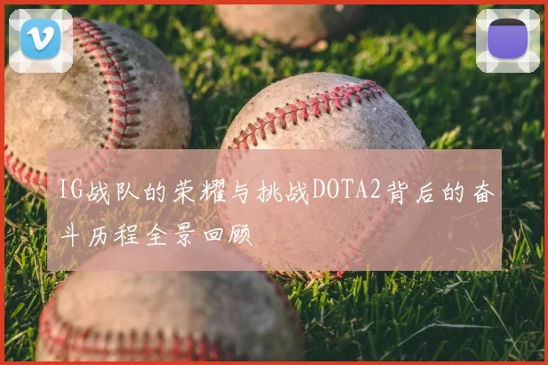 IG战队的荣耀与挑战DOTA2背后的奋斗历程全景回顾